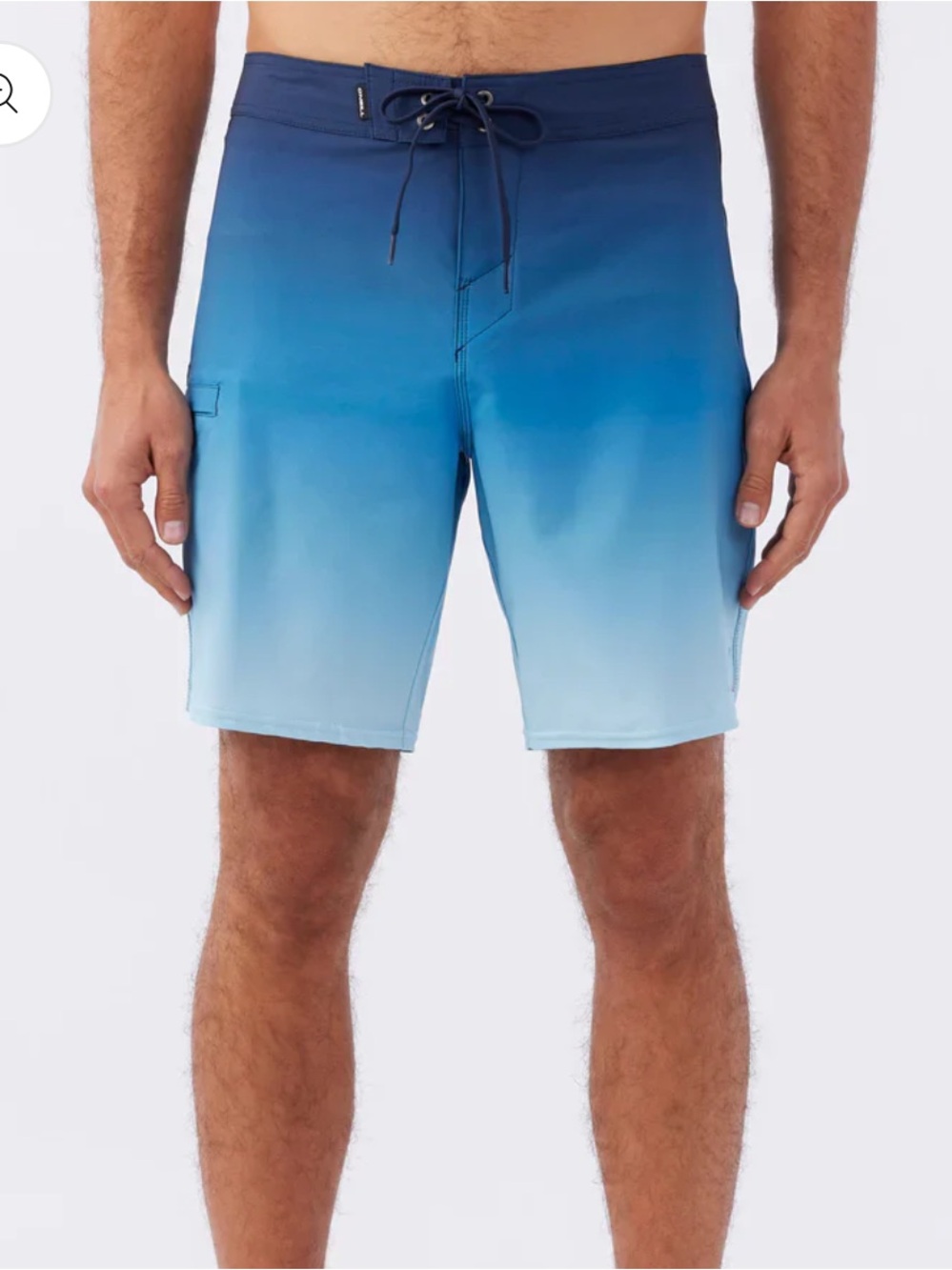 Men's O’Neill Blue to White Ombre Swim Trunks